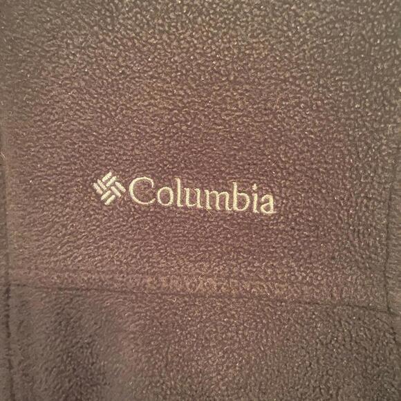 Columbia Jacket Fleece Zip Up Black Mens Size Small - Picture 4 of 6
